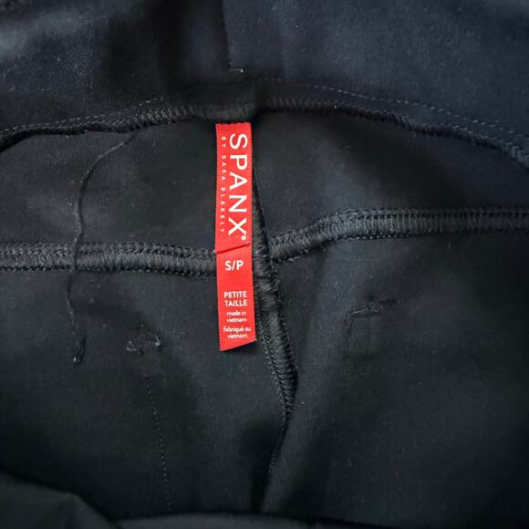 Spanx Perfect Pull On Pants Skinny Jeggings Casual Work Office Career Black Sz S - Picture 6 of 7